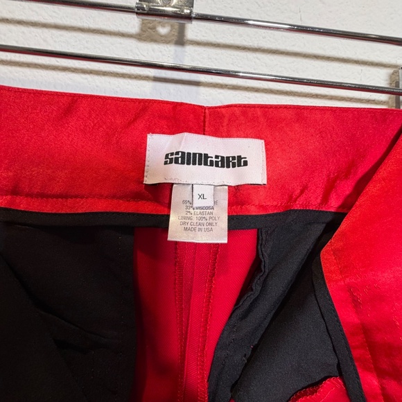 Size: XL Red Saint Art New York Suit Cropped Blazer New - Picture 8 of 8